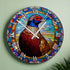 Norman the Pheasant Suncatcher Effect Clock